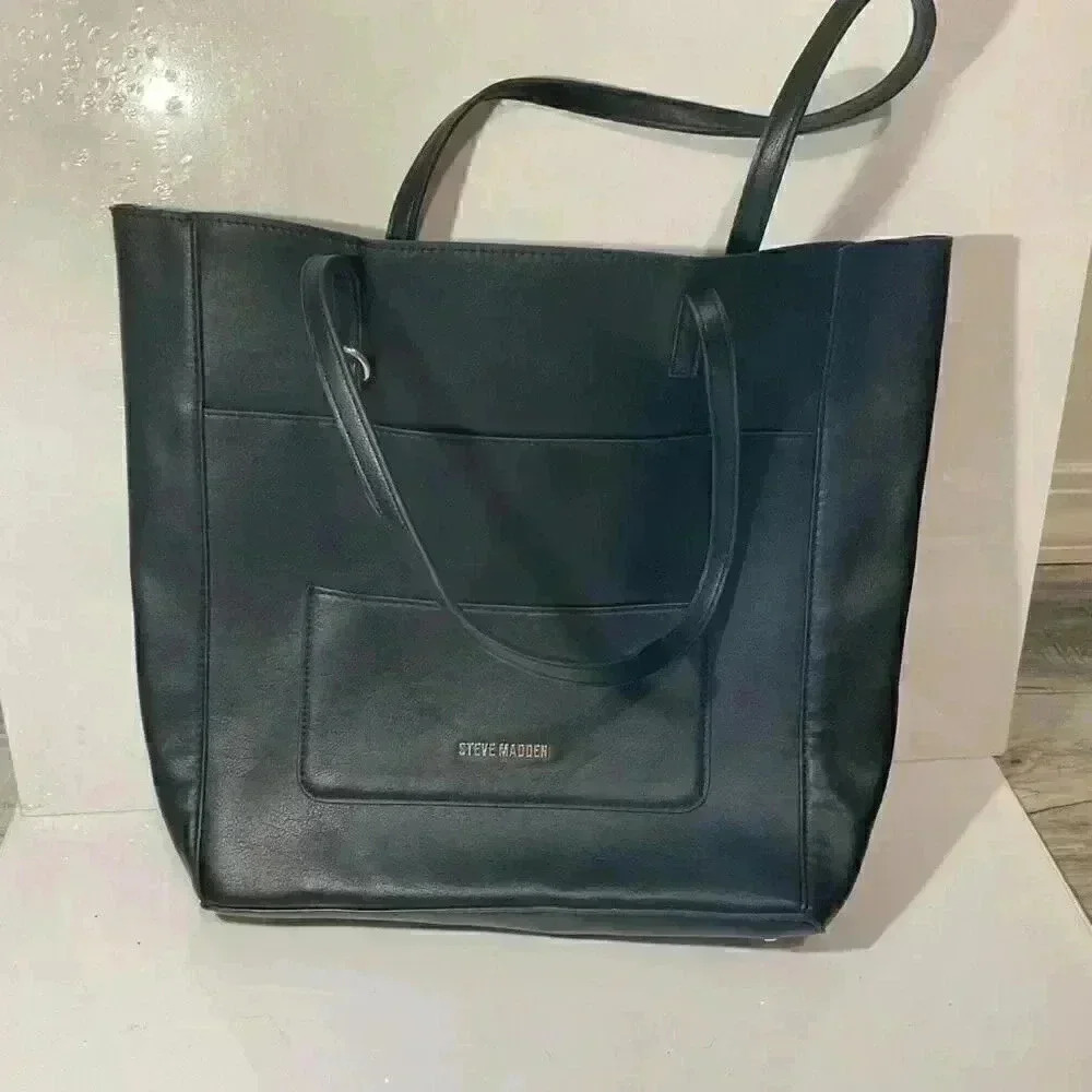 Steve Madden BKimmy Tote Women’s Black Shoulder Bag Used